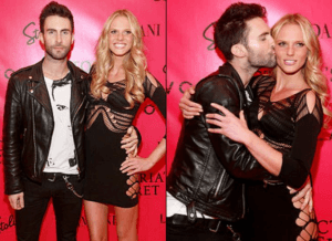 Adam Levine and Anne Vyalitsyna