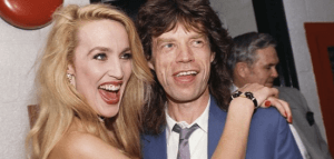 Mike Jagger and Jerry Hall